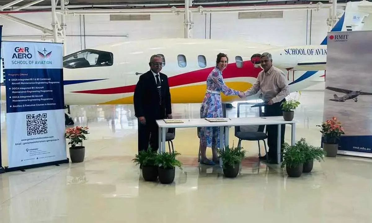 GMR Aviation School, RMIT sign MoU For Training Staff