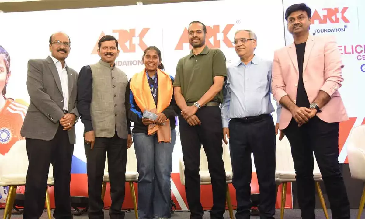 Ark Group Felicitates Cricketer Trisha