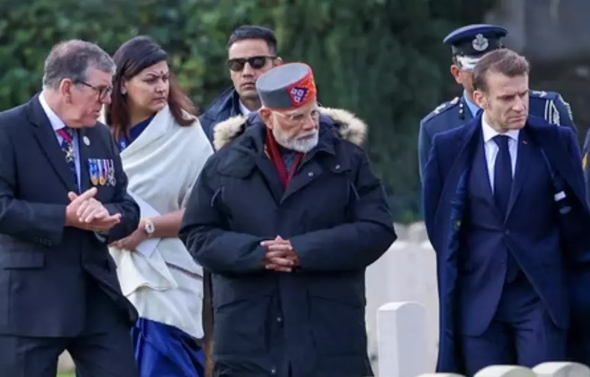 PM Modi and President Macron strengthen India-France ties during visit PM Modi and President Macron strengthen India-France ties during visit
