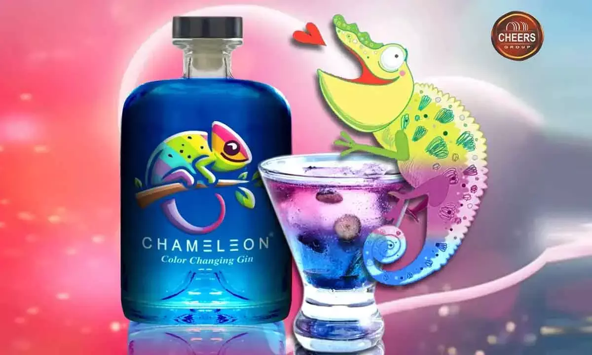 Cheers Your Valentine With Chameleon Colour-Changing Gin