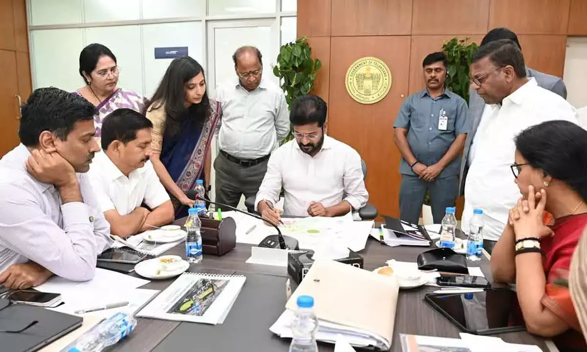 CM Revanth Seeks Report On Land Acquisition For Young India Schools