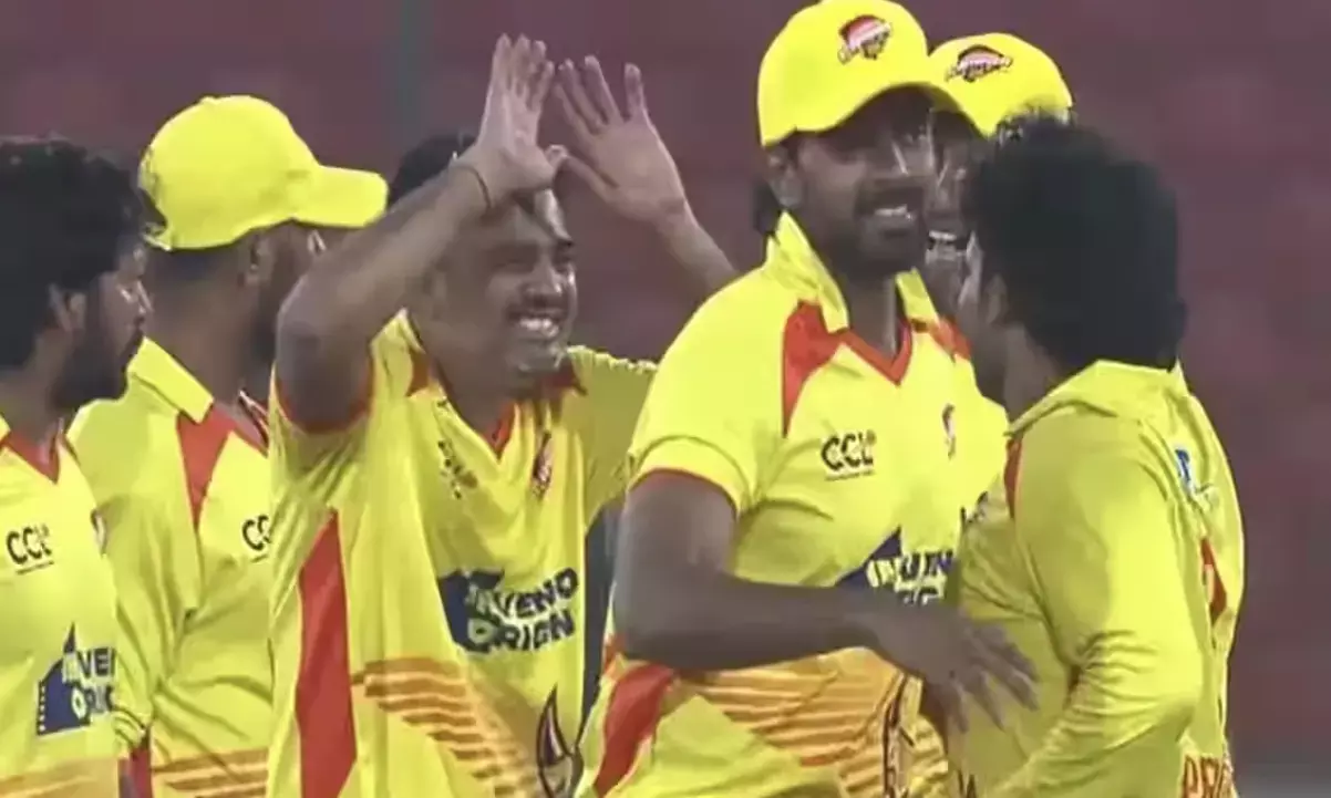 CCL 2025: Chennai Rhinos secure first win against the Telugu Warriors, keep playoff hopes alive