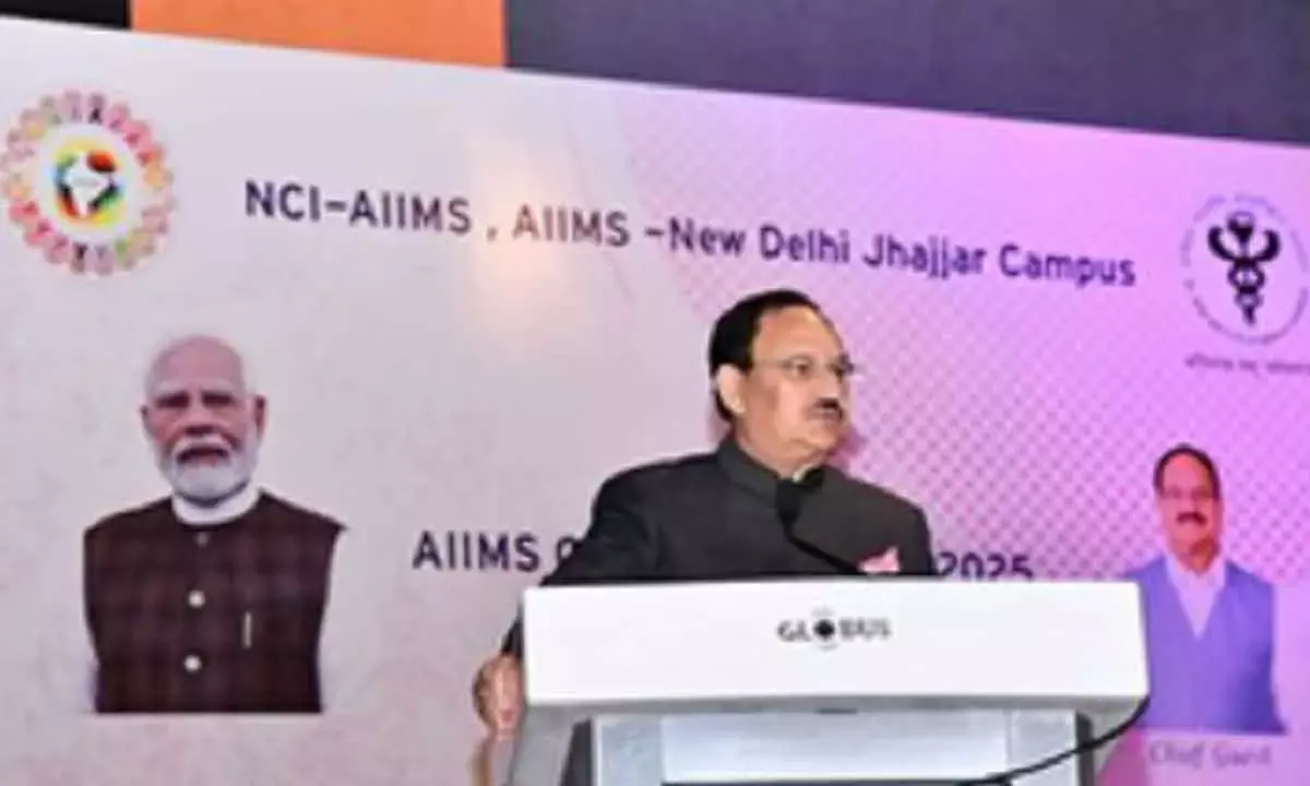 Healthcare System Evolving With Institutes Like NCI-AIIMS: Nadda
