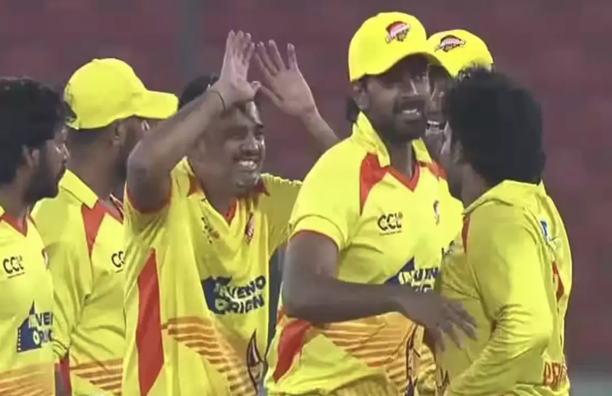 CCL 2025: Chennai Rhinos secure first win against the Telugu Warriors, keep playoff hopes alive CCL 2025: Chennai Rhinos secure first win against the Telugu Warriors, keep playoff hopes alive