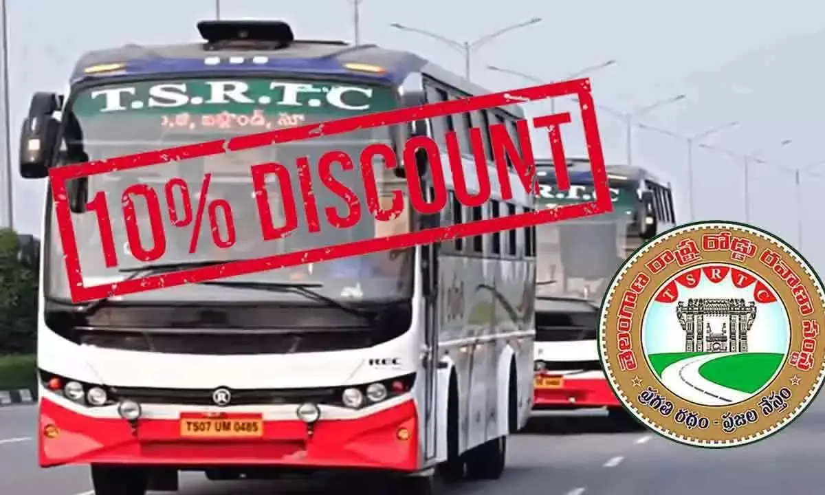 TGSRTC Offers 10% Discount On B’luru Route