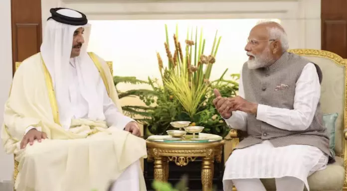 India, Qatar elevate ties to strategic partnership as PM Modi meets Amir India, Qatar elevate ties to strategic partnership as PM Modi meets Amir