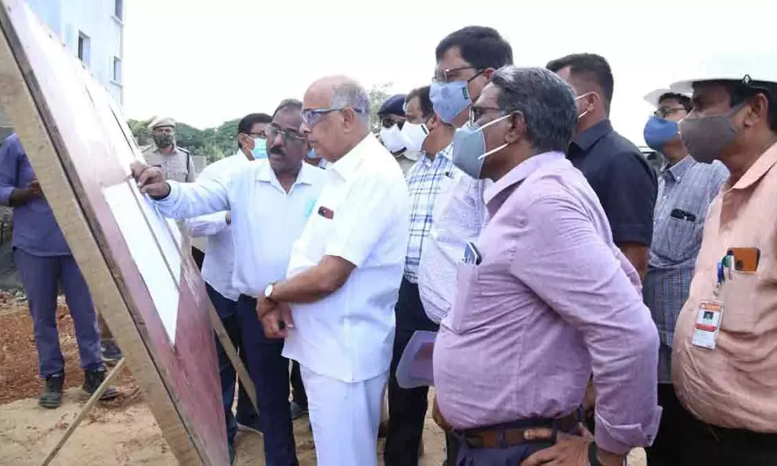 BTPS Pending Work Should be Speeded up: Bhatti Vikramarka