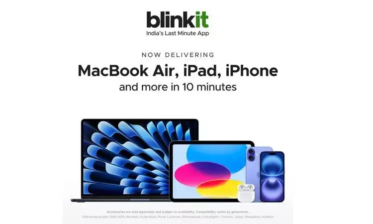 Delivery Update: Blinkit Now Delivers MacBooks, iPads, And Other Apple Accessories