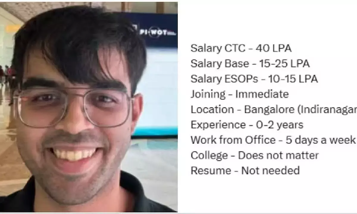₹40 LPA Full-Stack Engineer Job Offer from Bengaluru Startup Without a Degree Shocks the Internet—Whats the Reality?