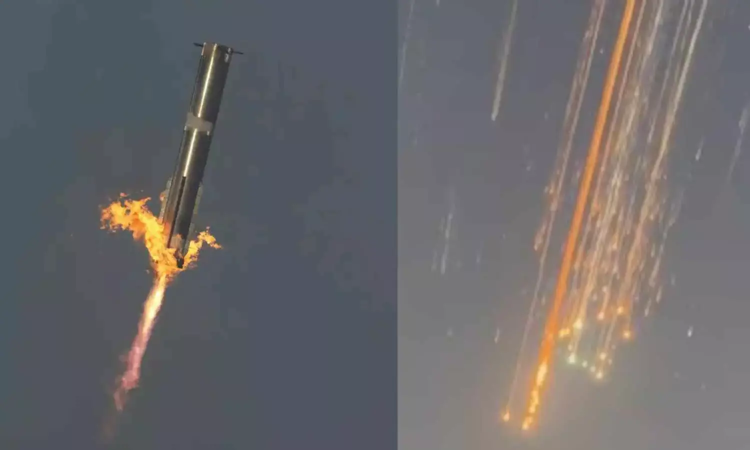 SpaceX Starship Breaks Apart in Space, Debris Falls Near Bahamas | Watch