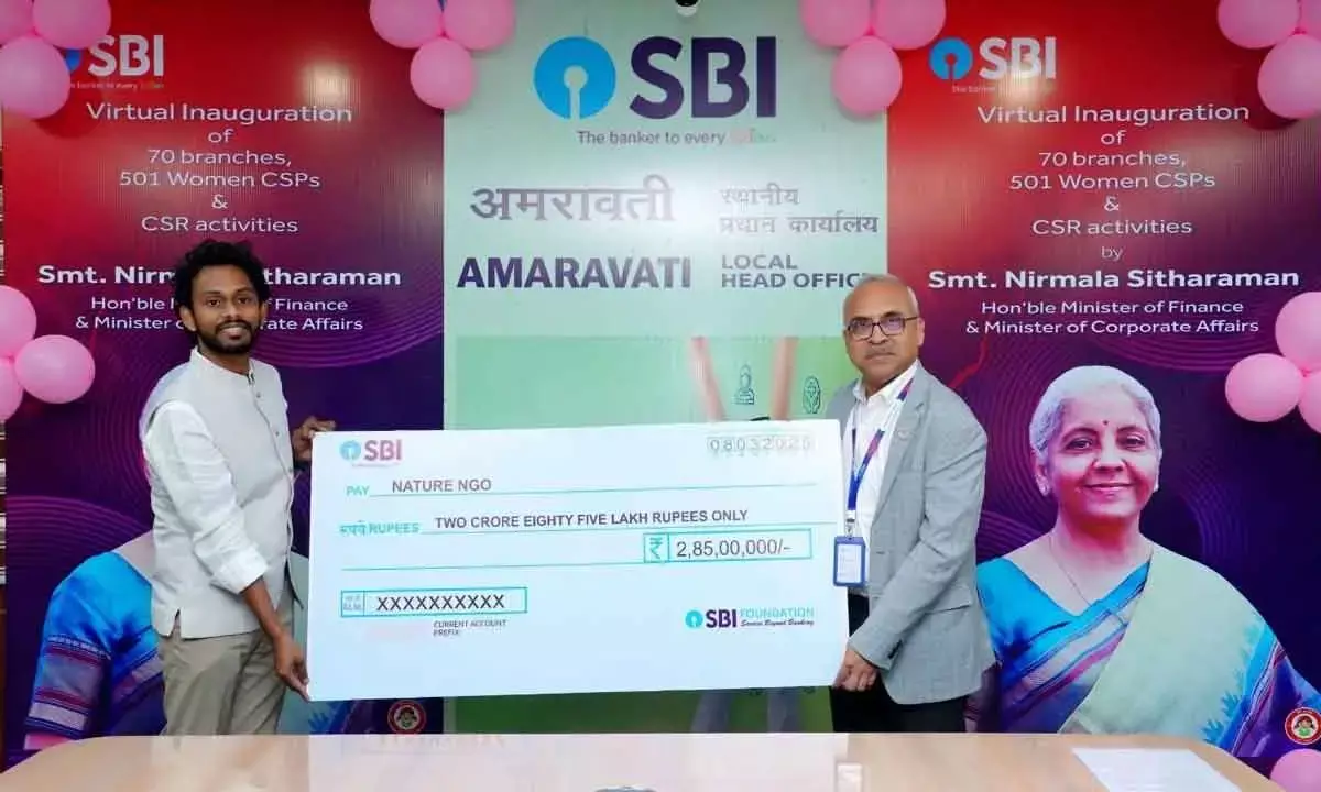 SBI Gives Rs 2.85-Cr Grant To NGO Nature