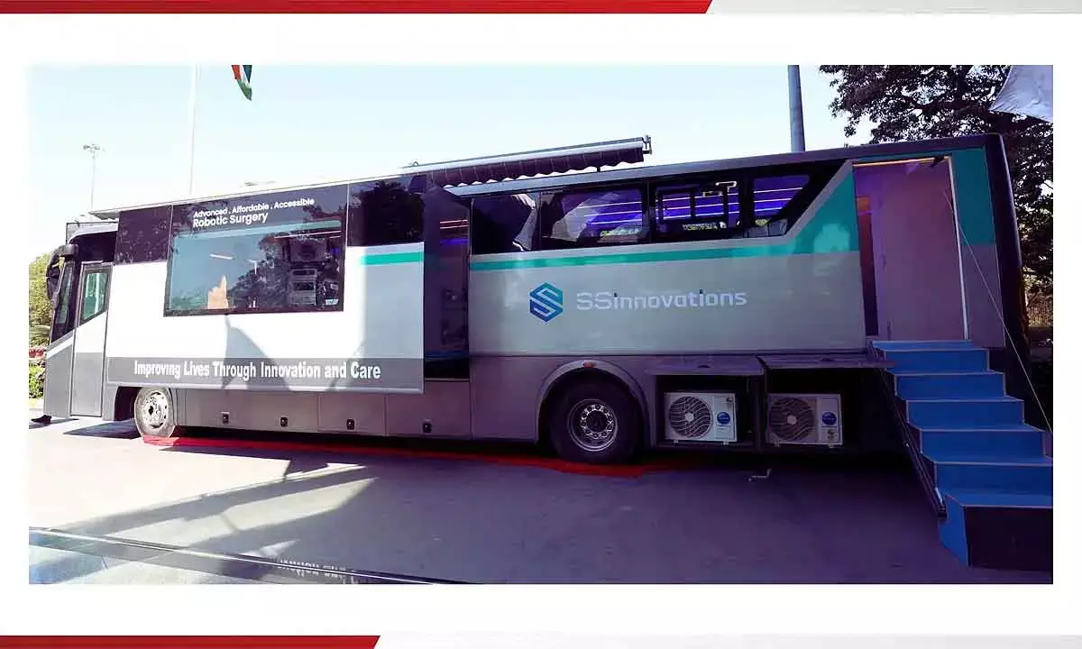 SS Innovations Launches Mobile Tele-Surgical Unit