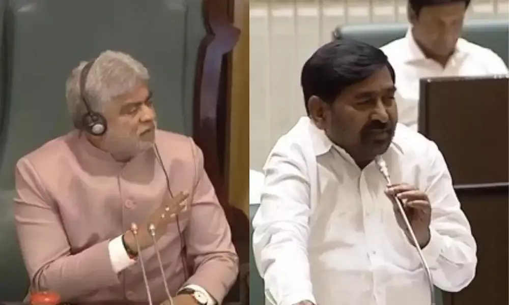BRS MLA Suspended from House till end of Assembly Budget Session