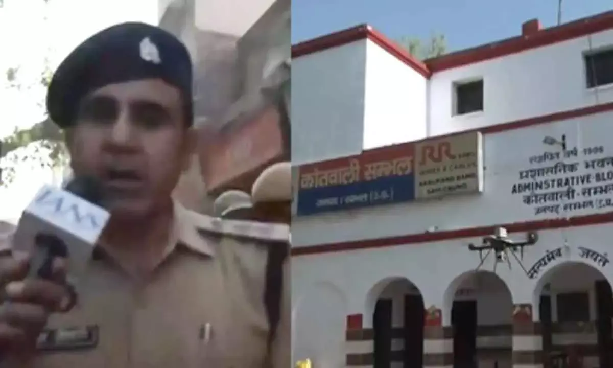 Drone Surveillance In Sambhal, Cops Maintain Tight Vigil