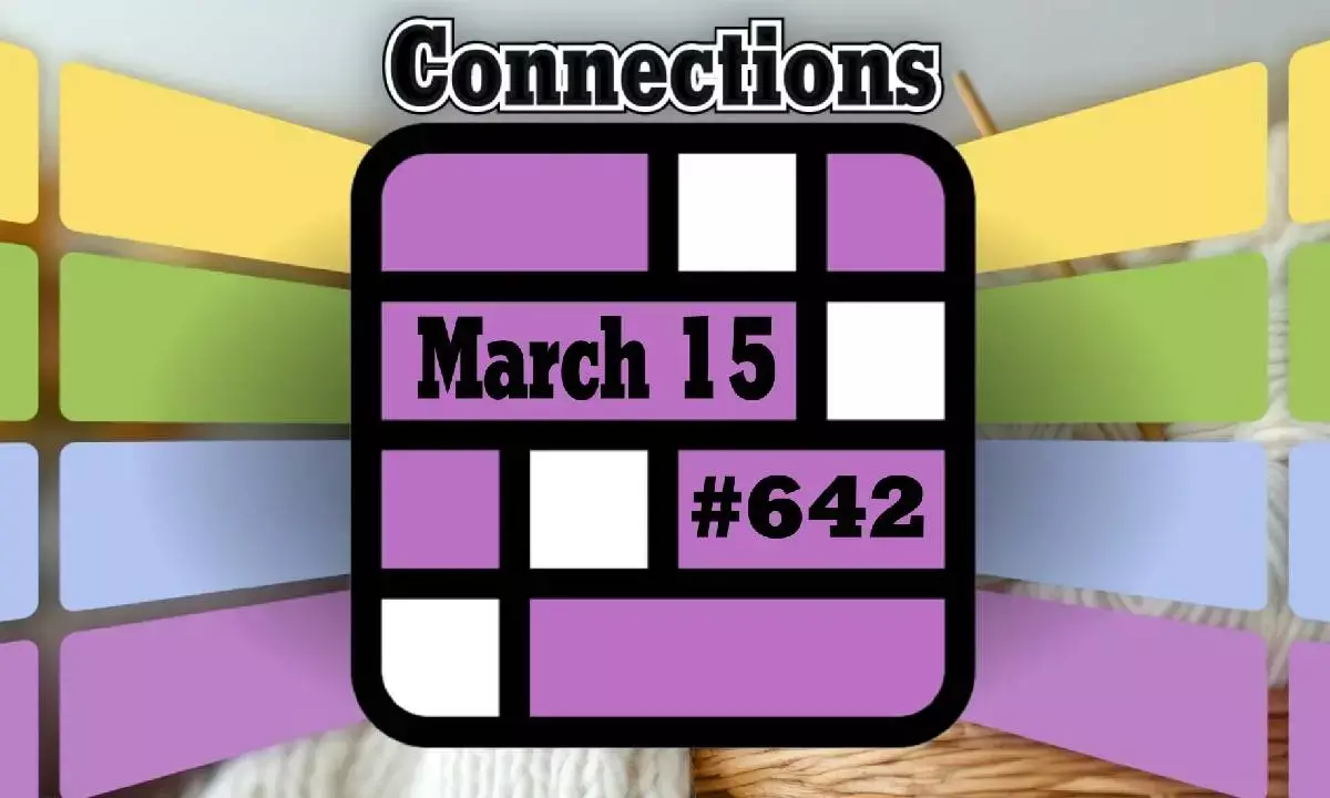 Todays NYT Connections: Clues and Answers for March 15, 2025