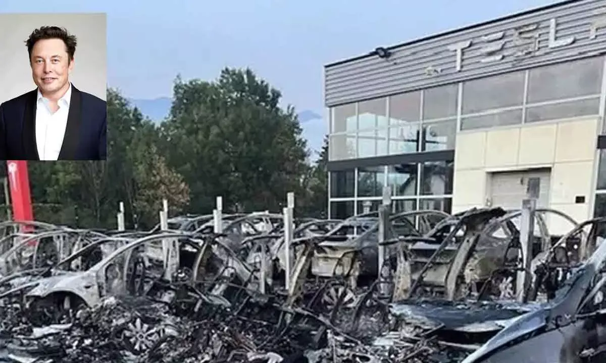 Violent Attacks On Tesla Dealerships Rise In US Violent Attacks On Tesla Dealerships Rise In US