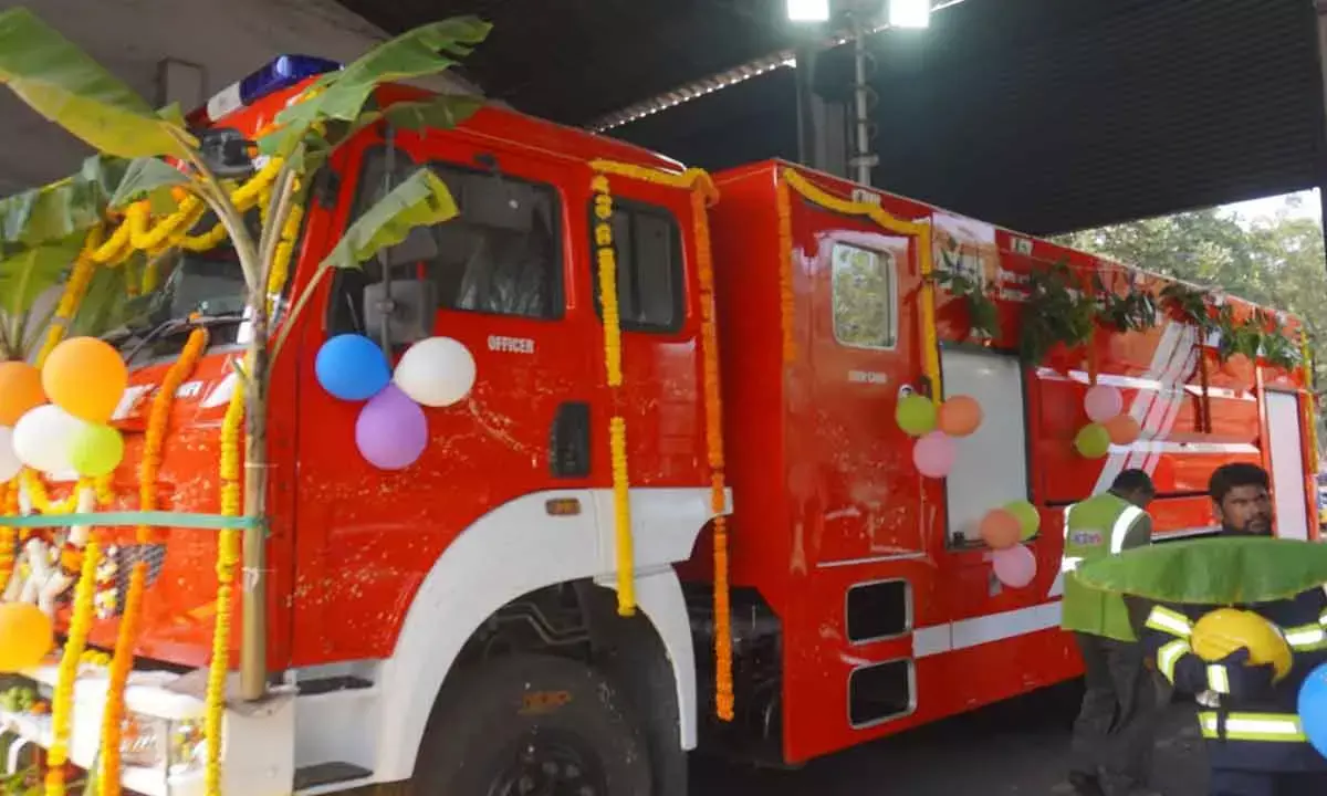 Gangavaram Port Gets Advanced Fire Tender