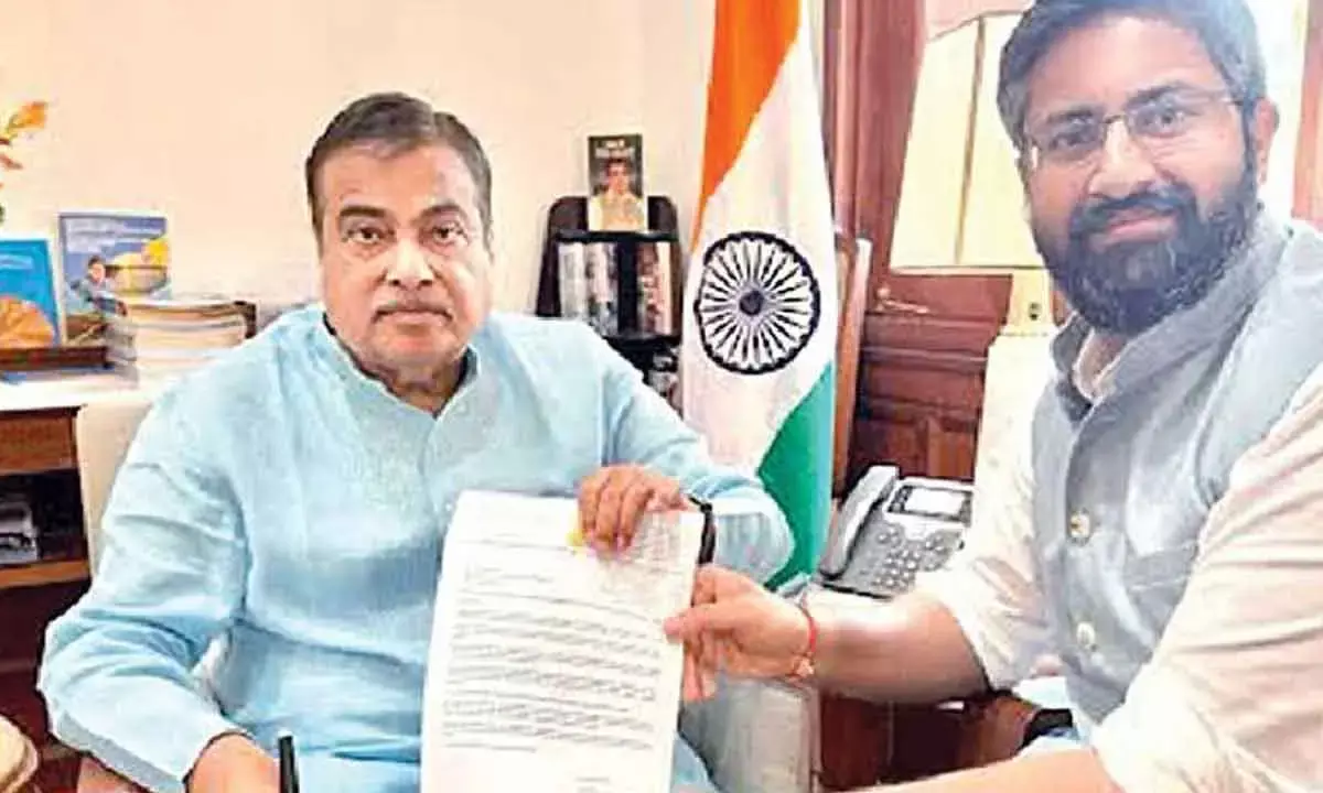 MPs Plea To Gadkari To Redesign Roads In Vizag