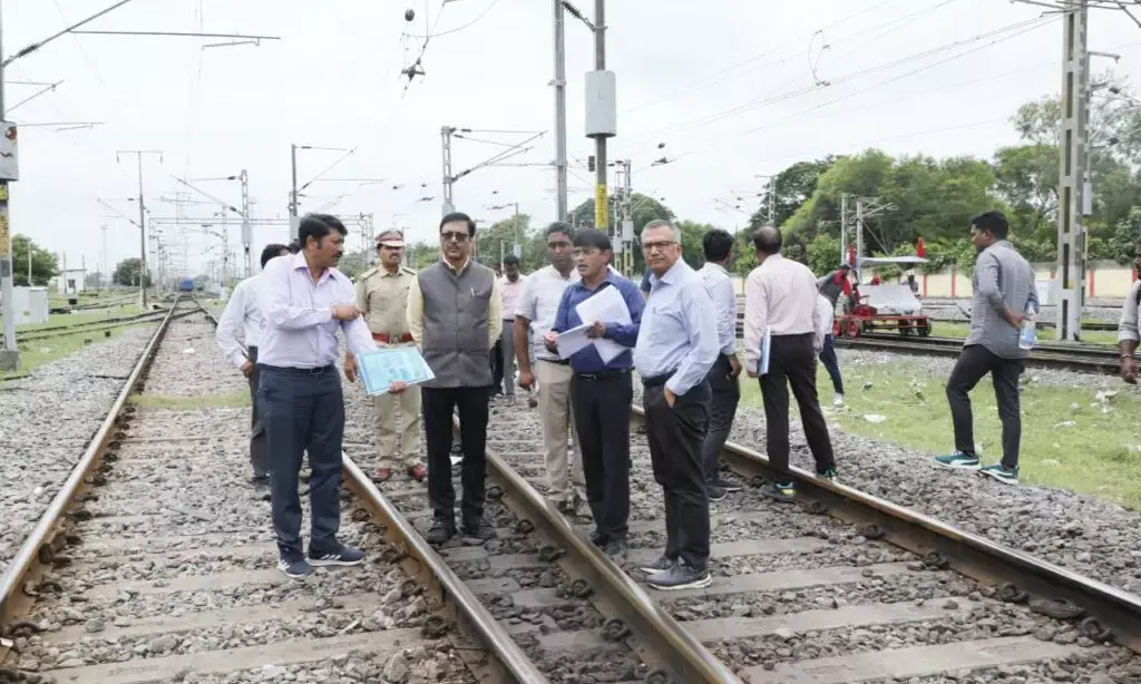 SCR Conducts Inspection of Karimnagar – Ramagundam – Warangal – Kazipet Section