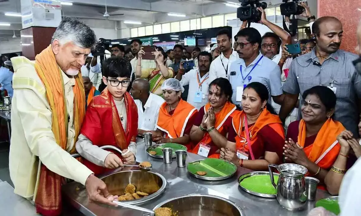 AP CM Naidu Announces Trust To Build Venkateswara Temples