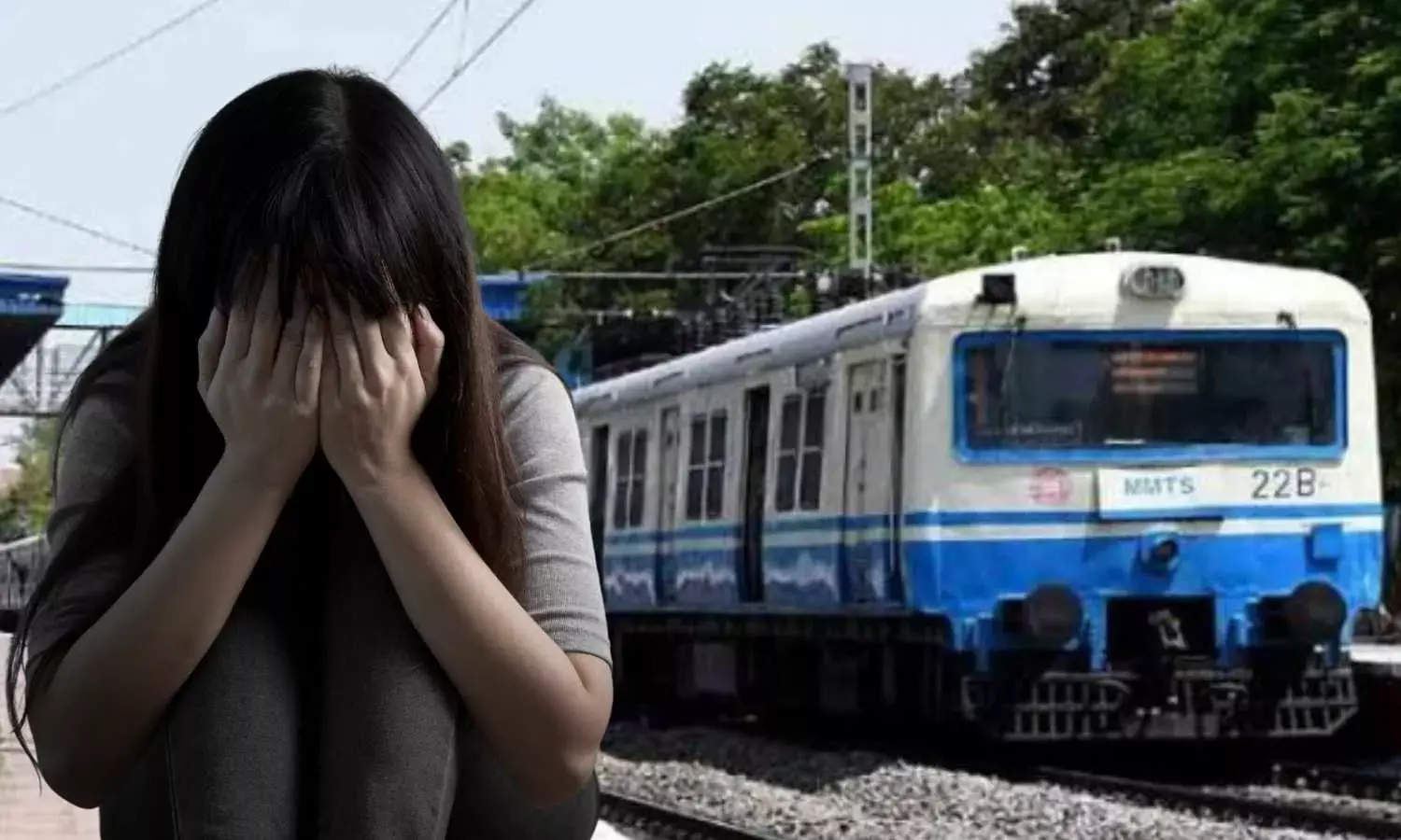 Hyderabad Shocker:  Woman Fleeing Sexual Assault Jumps from Moving MMTS Train in Hyderabad