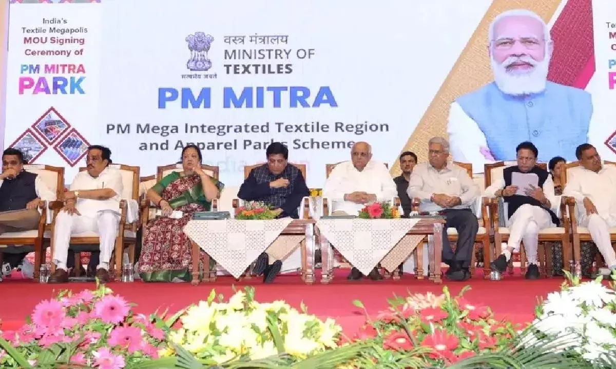 MoUs signed for 7 PM MITRA Parks