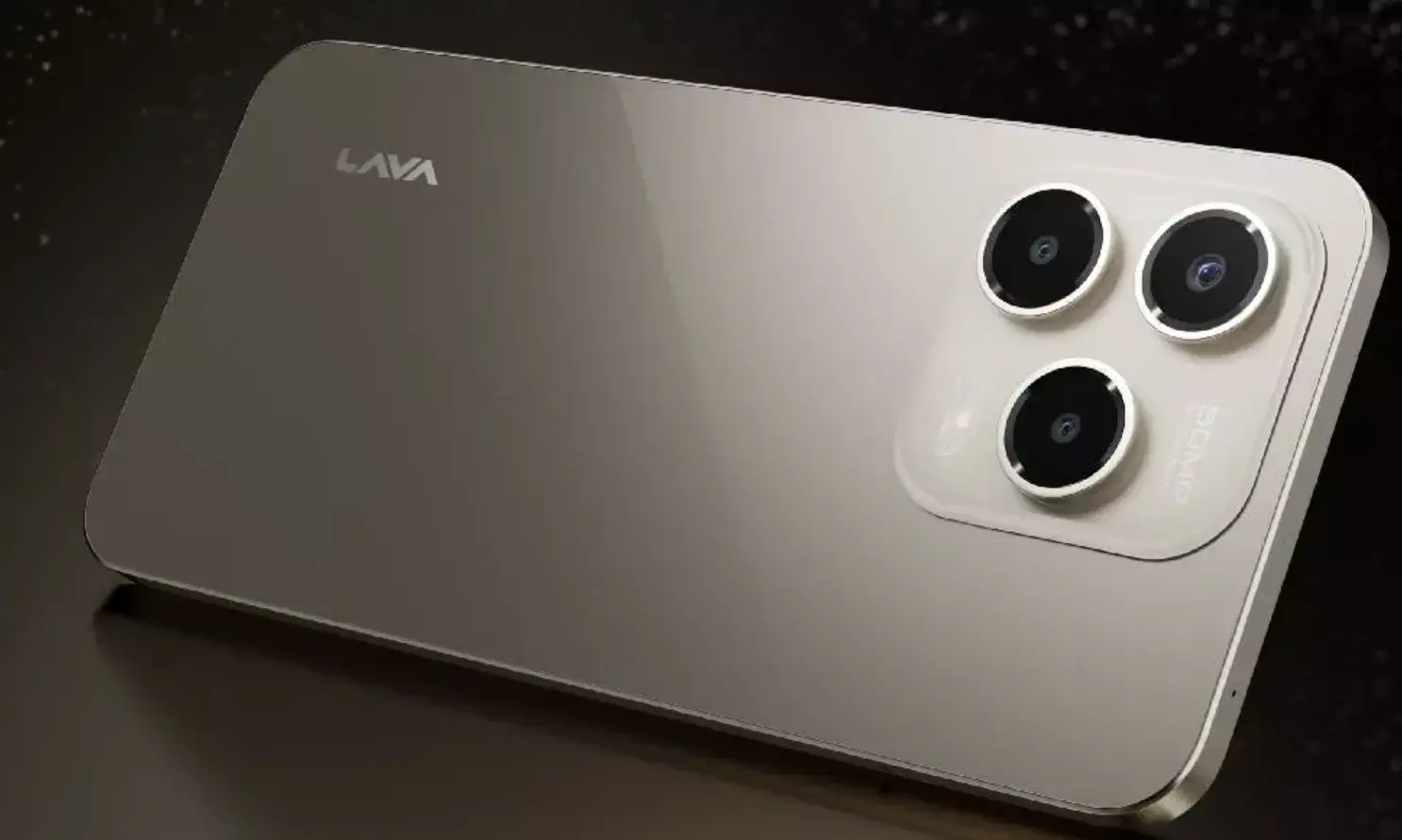 The Lava Shark smartphone priced at just ₹6,999 available in Titanium Gold and Stealth Black