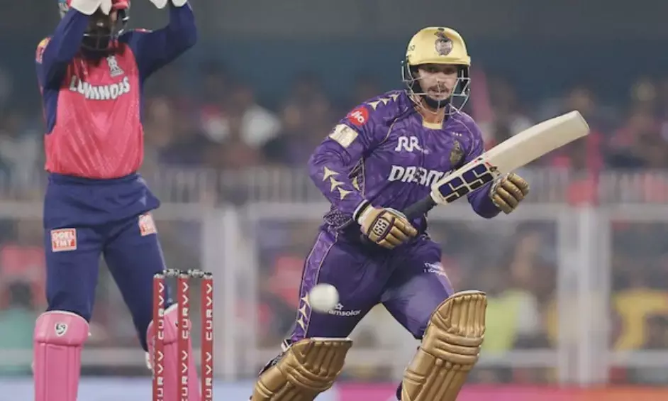 RR vs KKR LIVE Scorecard: Quinton de Kock shines, But KKRs chase stalls against RR