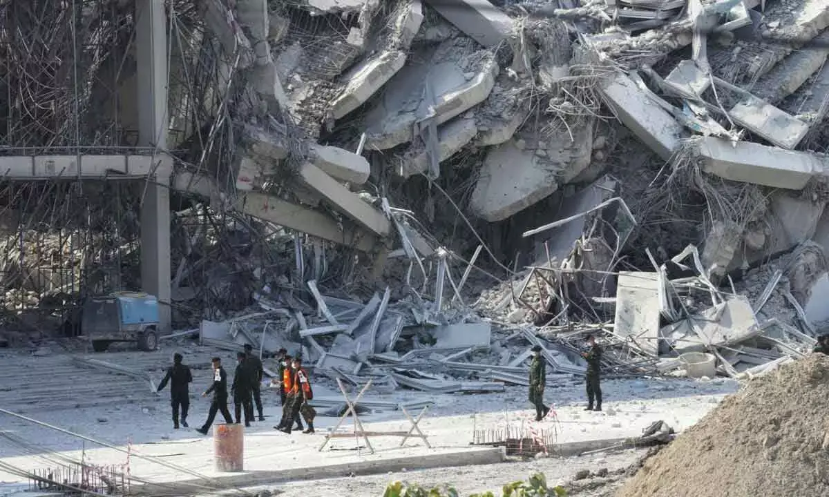 Emergency Declared In Myanmar, Thailand After Powerful Earthquake