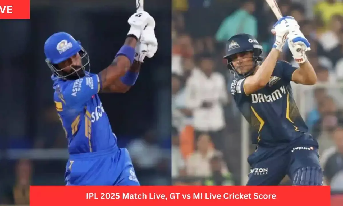 IPL 2025 GT vs MI Live: How to Watch Gujarat Titans vs Mumbai Indians Match Online for Free