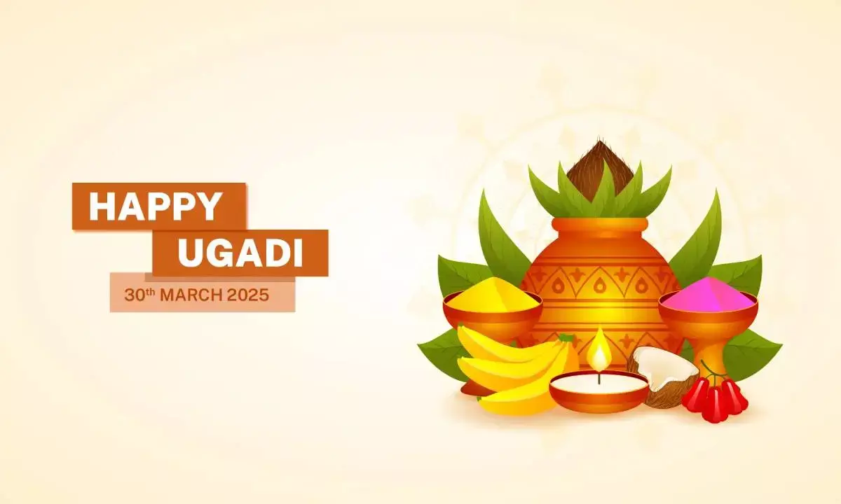 Happy Ugadi 2025: Telugu New Year Wishes, Images, Messages, Status, and Quotes