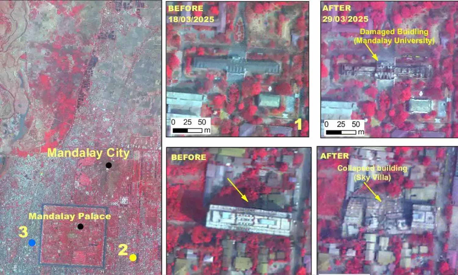 ISRO Satellite Image Shows Damage Caused By Myanmar Quake
