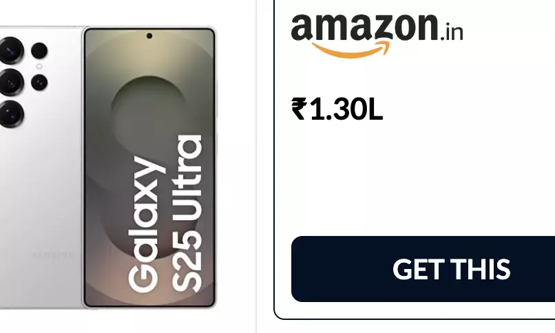 A whopping ₹13,500 discount on Samsung Galaxy S25 Ultra: Amazon