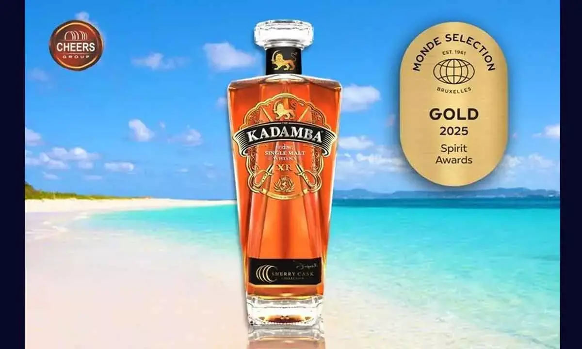 Kadamba Single-Malt Wins Gold At Monde Selection 2025