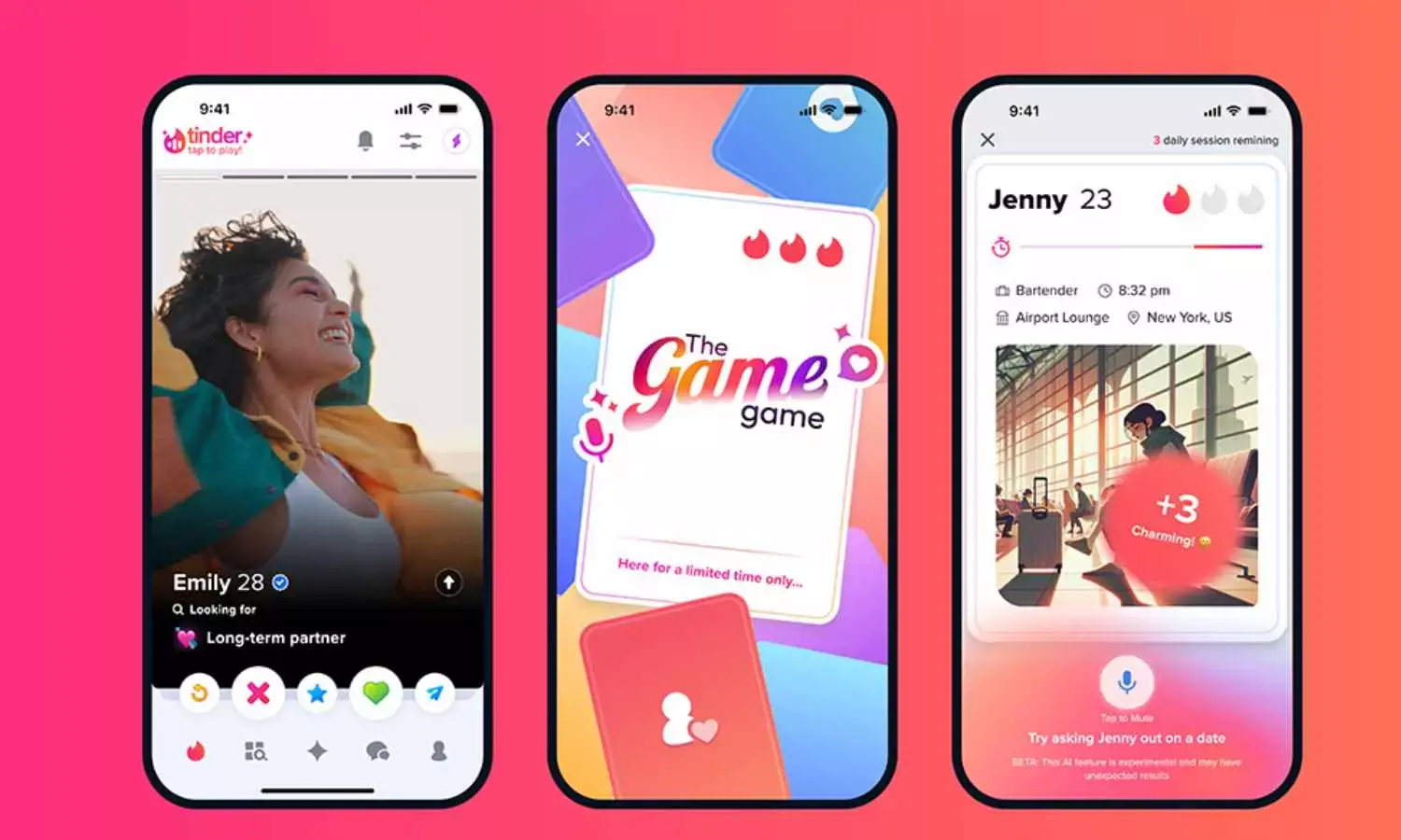 Tinder’s New ‘The Game Game’ Helps You Flirt Without Fear Of Rejection