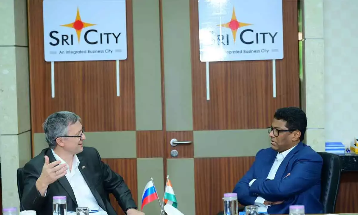 Russian Consul General Valerii Explores Biz Avenues In Sri City