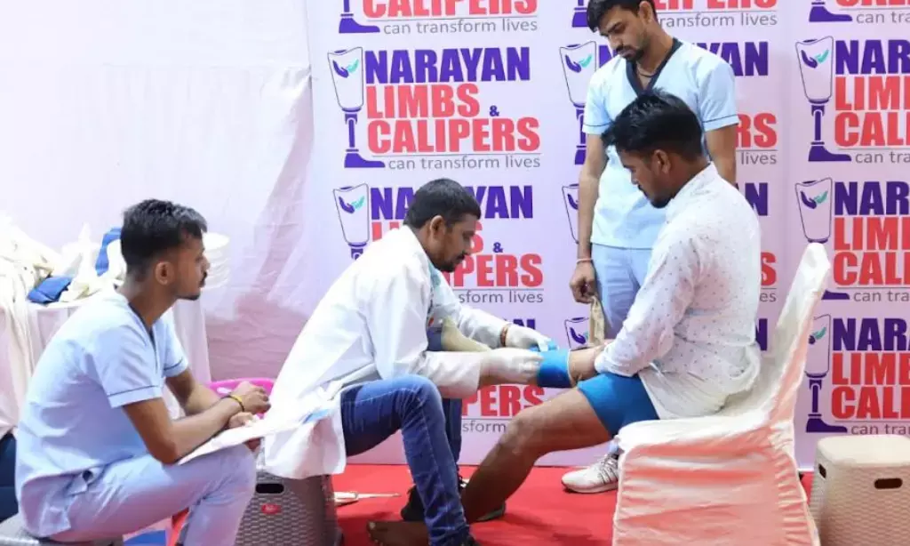 Narayan Artificial Limb Measurement Camp on April 6