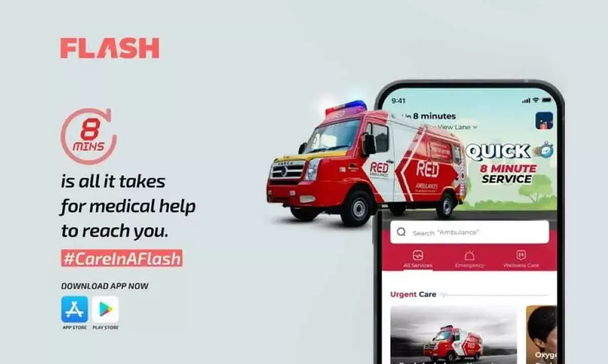 Health Service App Flash Launched