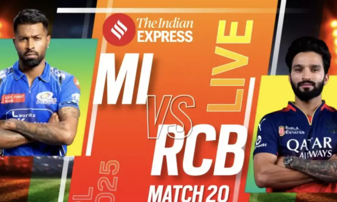 IPL 2025, MI vs RCB Live Score: Bengaluru posts mammoth 221/5, Mumbai in early trouble