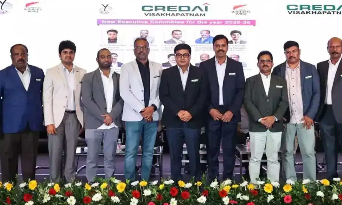 New Team Elected For Credai Vizag