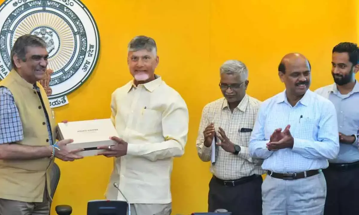 CM Naidu Hails Officials On AP GSDP growth