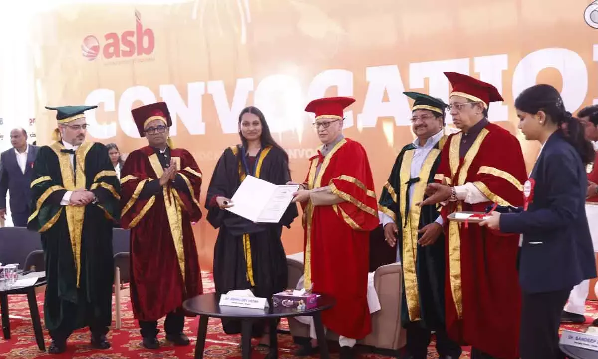 Ashoka Biz School Hosts Convocation In Hyderabad
