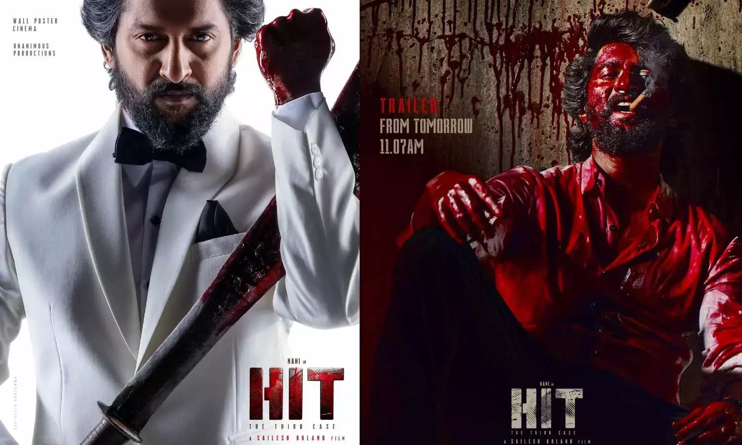 HIT 3 Trailer Out: Nani Returns in Gripping Action Crime Thriller, Set to Release on May 1