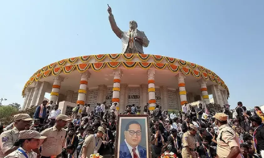 BJP Celebrates Ambedkar Jayanthi in City