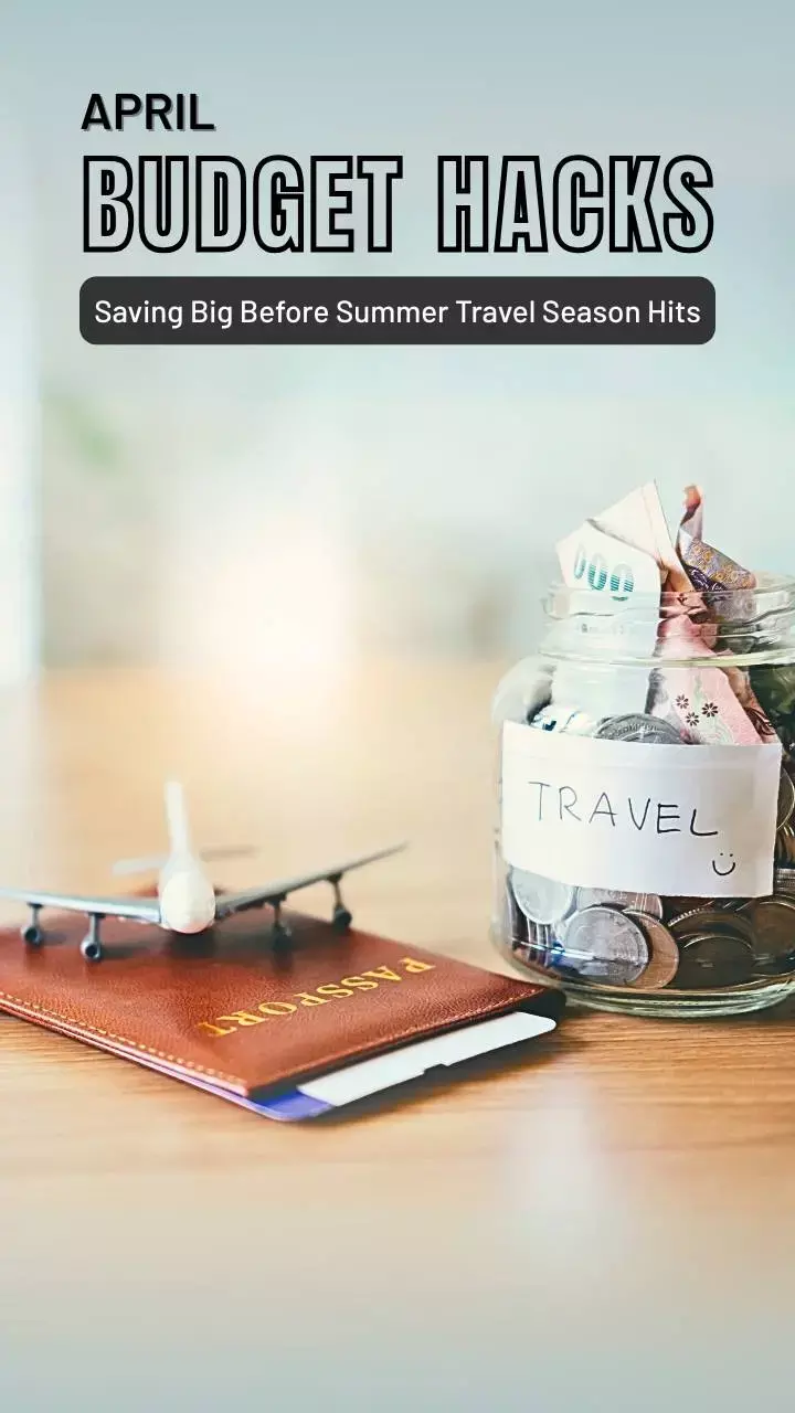 April Budget Hacks Saving big before summer travel Season Hits