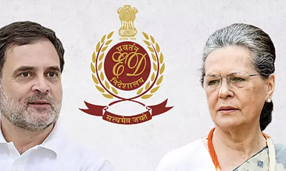 Sonia, Rahul Gandhi named in ED chargesheet in National Herald money laundering case