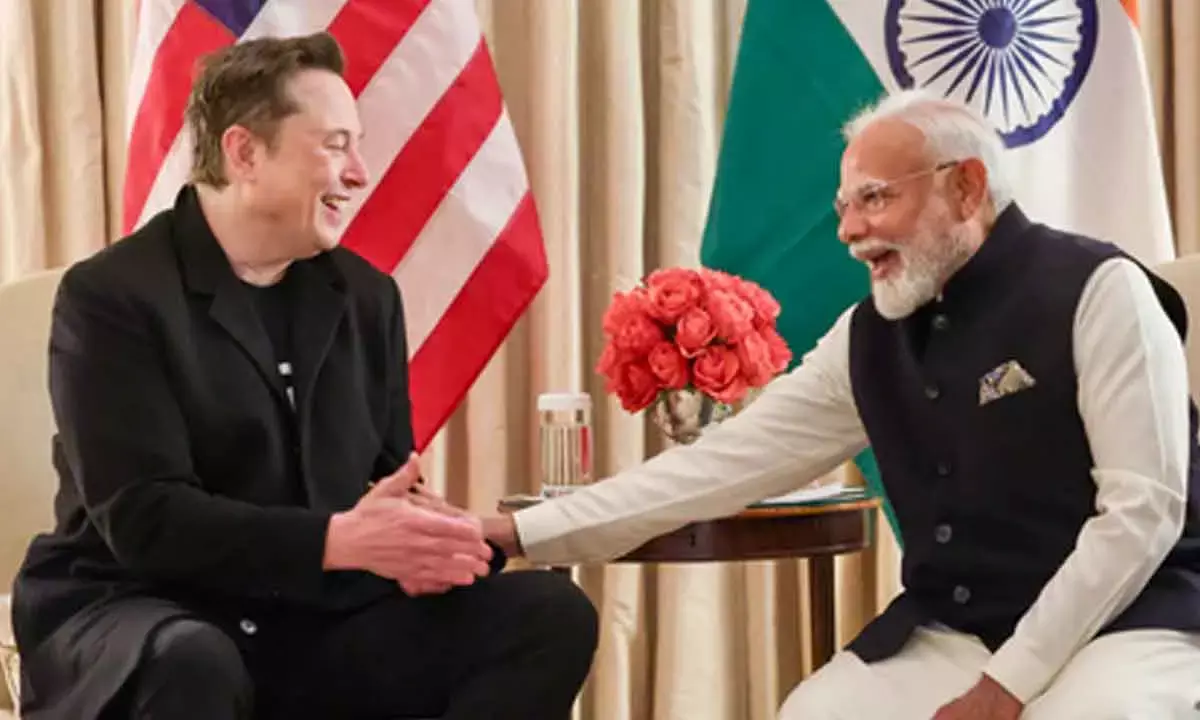 PM Speaks With Musk as Tesla Eyes Indian Entry