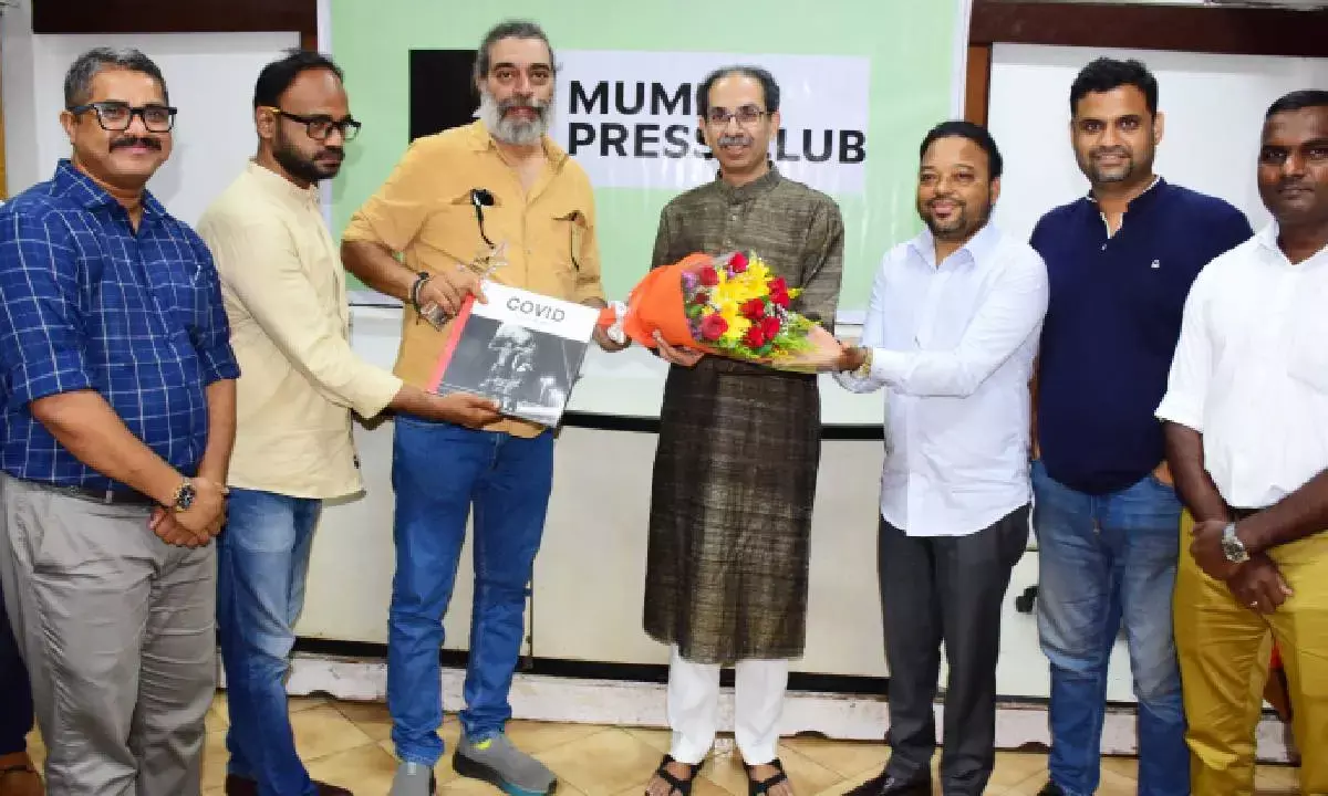 Former Maha CM, Uddhav Thackeray, visits Mumbai Press Club