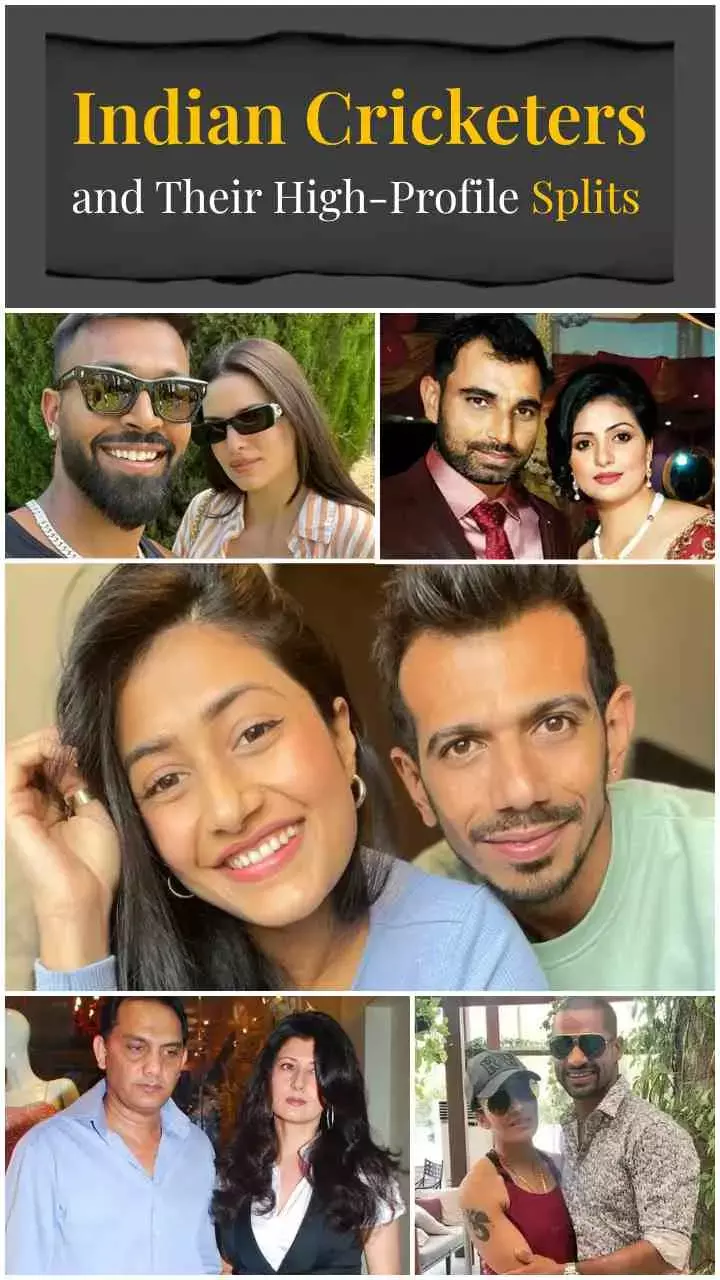 Indian Cricketers and Their High-profile Splits