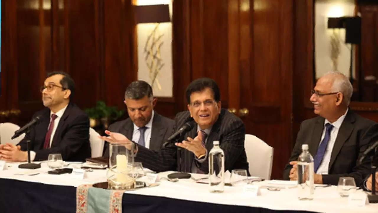 Piyush Goyal discusses Indias opportunities with top business leaders in UK Piyush Goyal discusses Indias opportunities with top business leaders in UK
